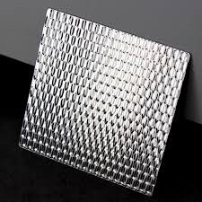 ورق استیل 430 دانه گندمی 0.7×1220×2440 میلی‌متر